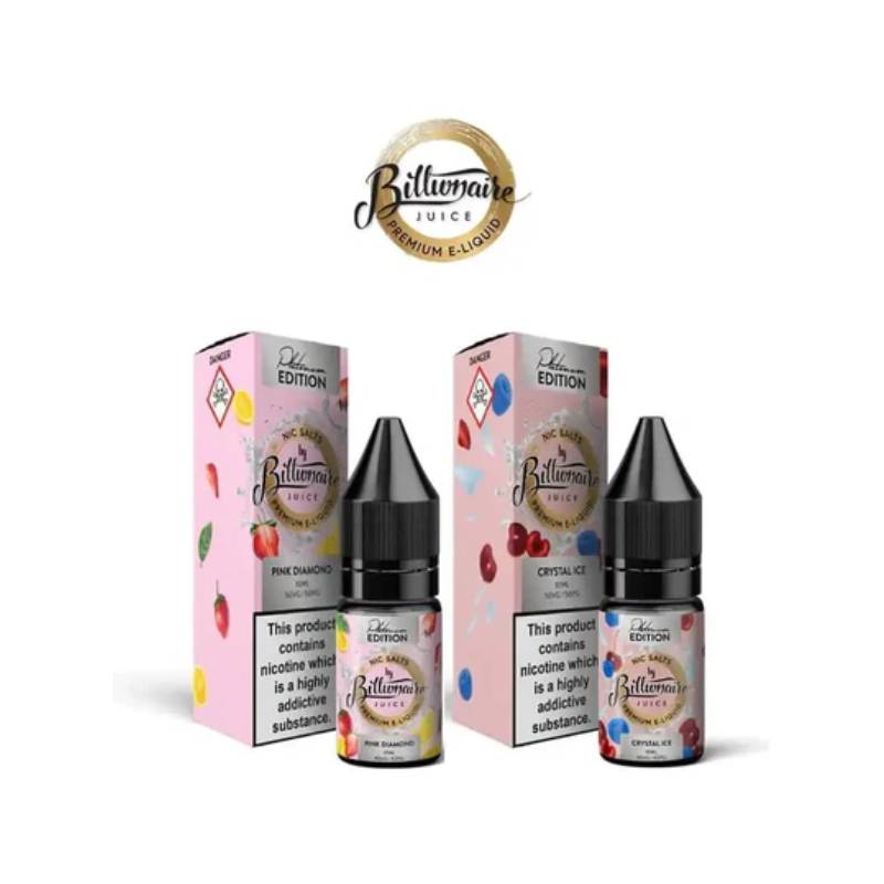 Billionaire Juice Platinum Series Nic Salts 10ml (Any 5 for £10)