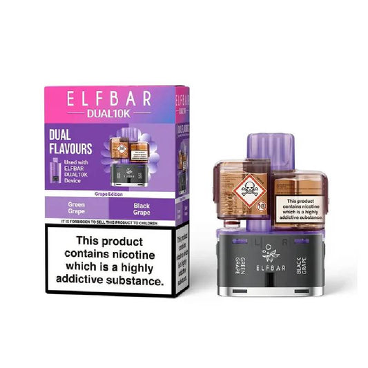 Elf Bar Dual 10K Prefilled Pod + Refill Container
