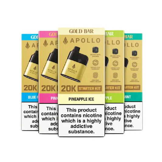 Gold Bar Apollo Vape Kit ( Pack of 5 )