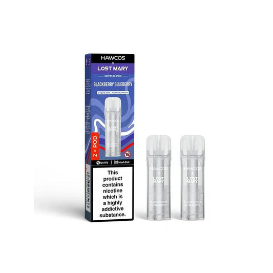 Hawcos x Lost Mary Crystal Pro 600 Prefilled Vape Pods (2-Pack)