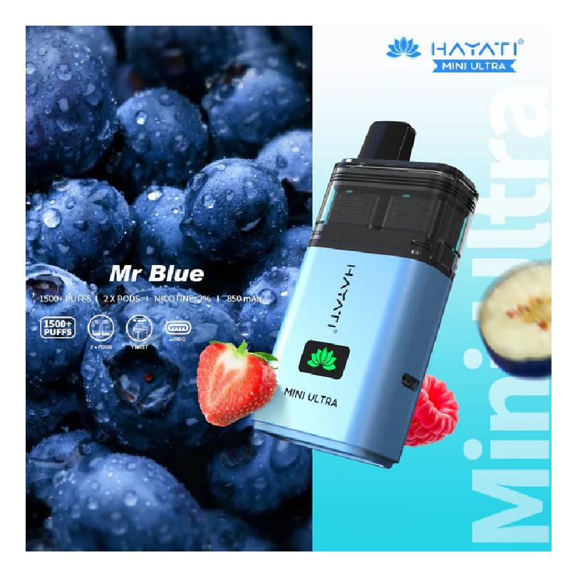 Hayati Mini Ultra 1500 Prefilled Vape Kit