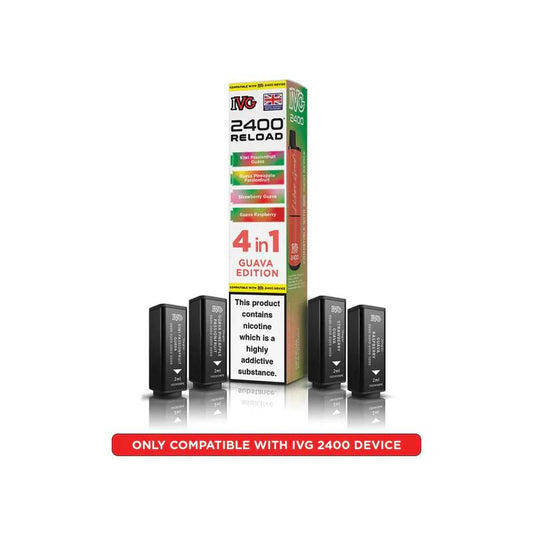 IVG 2400 Reload 4-in-1 Prefilled Vape Pods