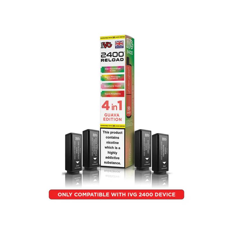 IVG 2400 Reload 4-in-1 Prefilled Vape Pods
