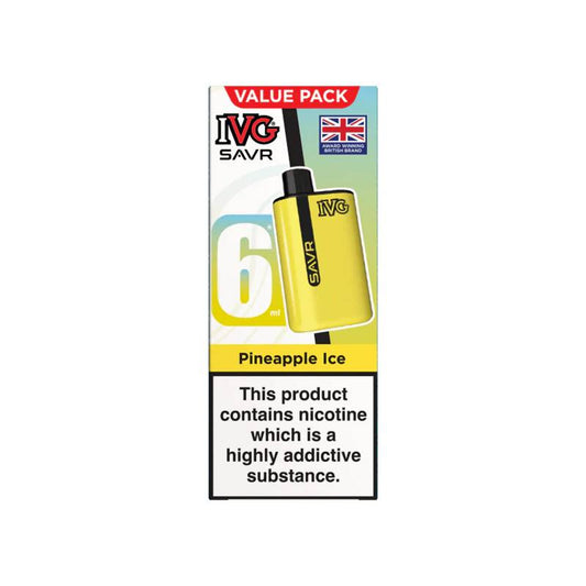 IVG SAVR 3000 Prefilled Pod Vape Kit (Pack of 5)