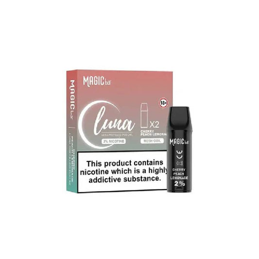 Magic Bar Luna Pre-Filled Pods 2ml (Pack of 2) - Exp.