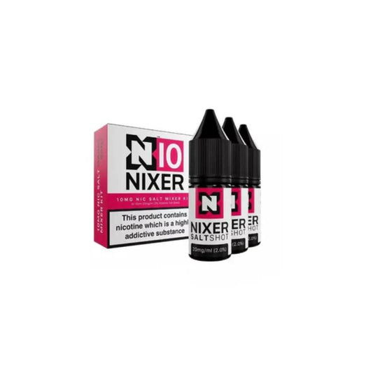 NIXER Mixer Nic Shots (Pack of 3)