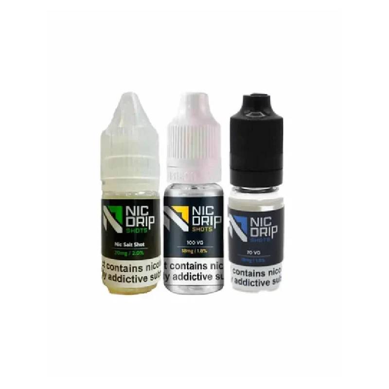 Nic Drip Shots 10ml (Any 20 for £10)