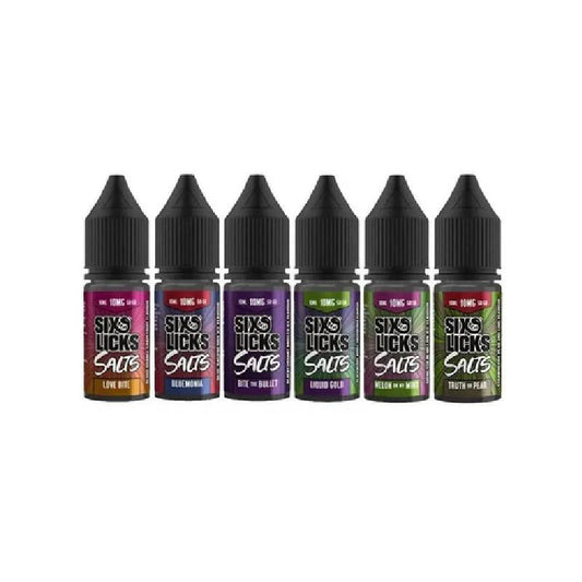 Six Licks Original Nic Salts 10ml
