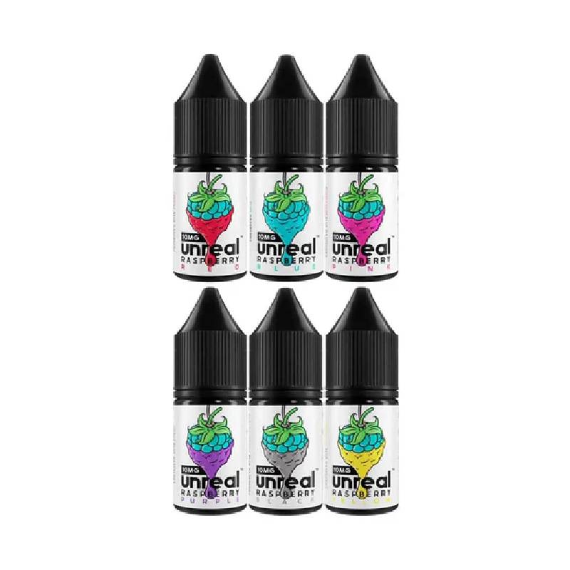 Unreal Raspberry Nic Salts 10ml (Any 3 for £10)