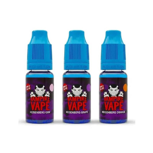 Vampire Vape Heisenberg Range Nic Salts 10ml (Any 4 for £7.99)