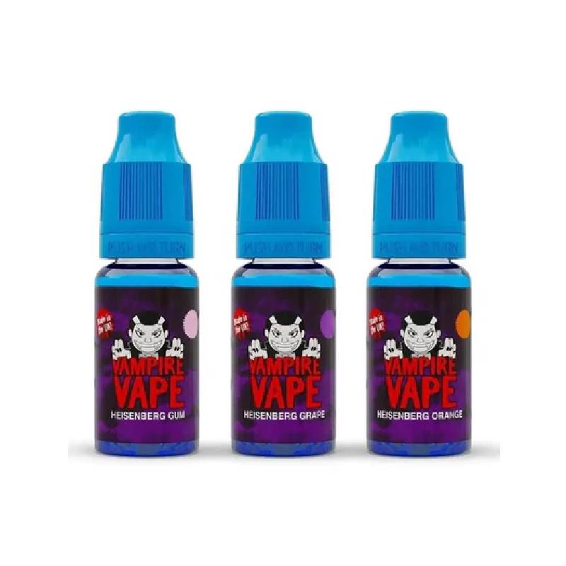 Vampire Vape Heisenberg Range Nic Salts 10ml (Any 4 for £7.99)