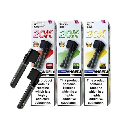 Vapes Bar Angel 20k Prefilled pods + Refill containers