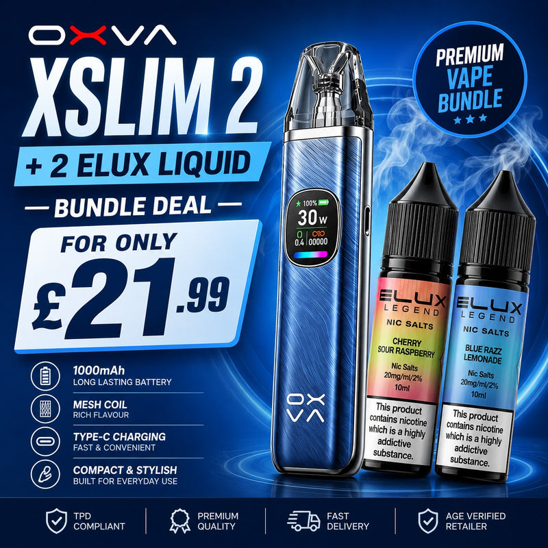 Oxva Xlim Pro 2 Pod Kit + 2 Elux Legend Nic Salt - Bundle